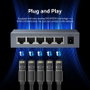 Vention Switch ITDH0-EU de 5 puertos RJ-45 10/100/1000 Mbps